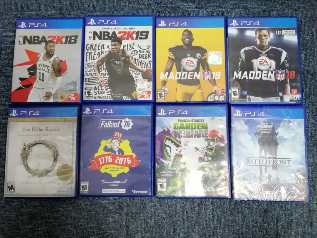 Game Bundle (Madden 23, 2k20, 2k19, 2k22, Fifa22, Plants vs