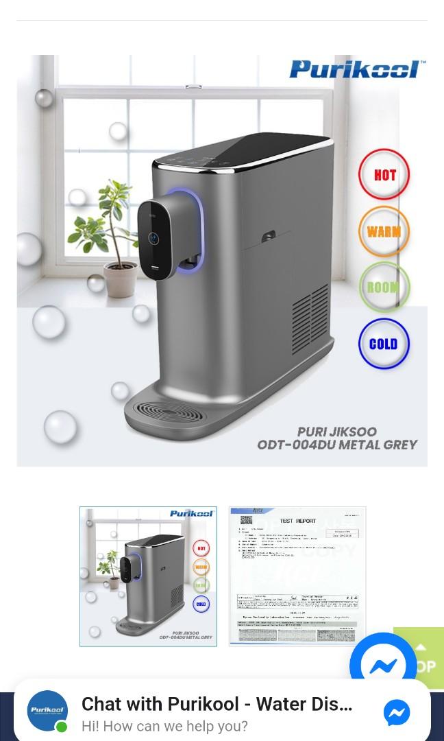 Purikool sterra water dispenser, TV & Home Appliances, Kitchen
