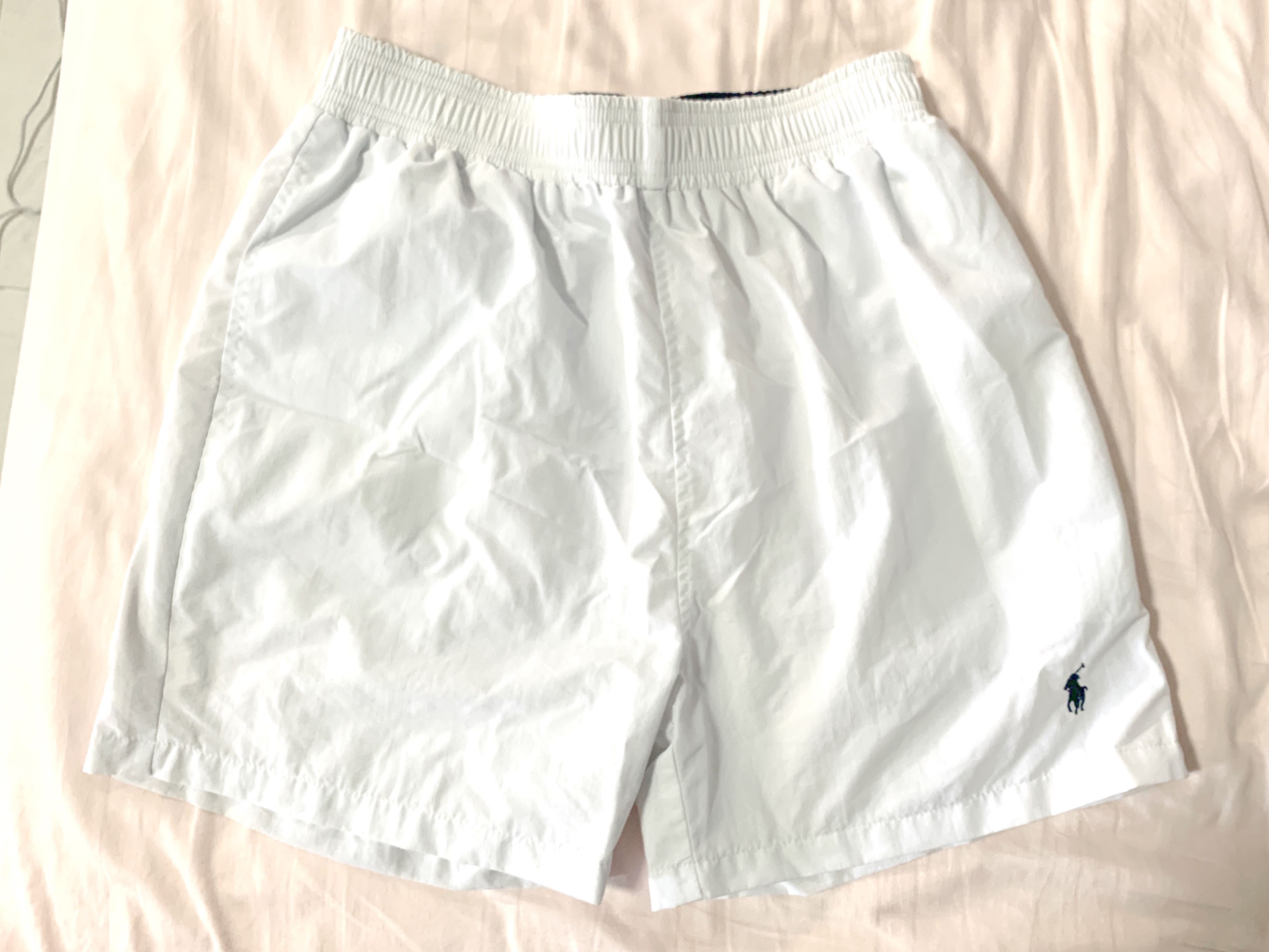 Ralph lauren white shorts store