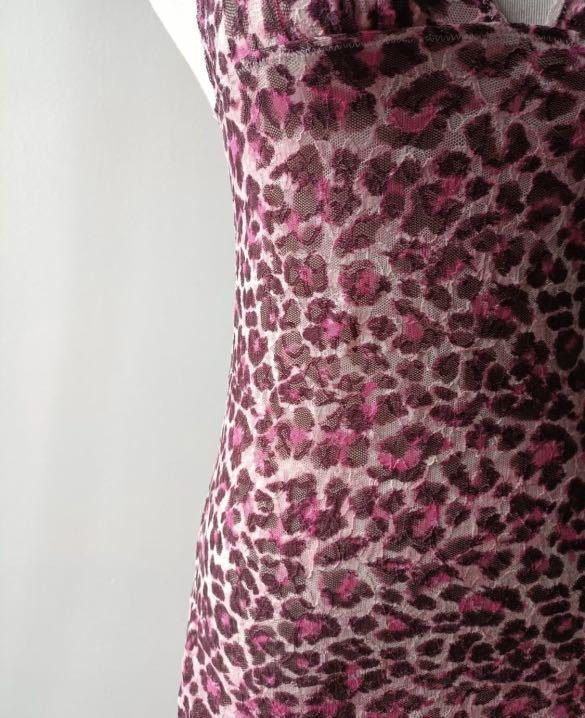 RARE Victoria's Secret Pink Leopard Sexy Slip Dress, Women's