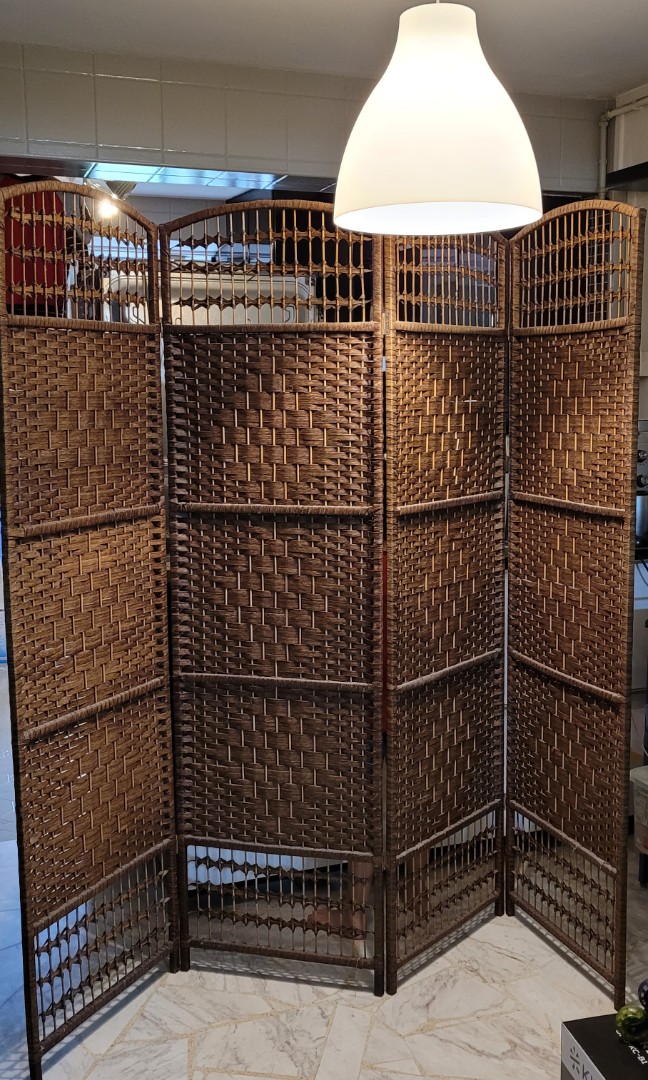 Divi Ratten Rattan panel divider/ room divider, Furniture & Home Living, Home Decor ...