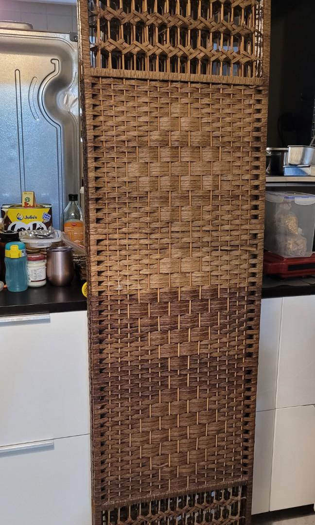 Divi Ratten Rattan panel divider/ room divider, Furniture & Home Living, Home Decor ...