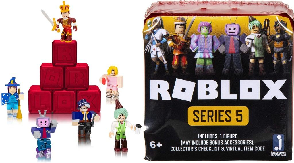  Roblox Action Collection - Series 12 Mystery Figure 6-Pack  [Includes 6 Exclusive Virtual Items] : Toys & Games