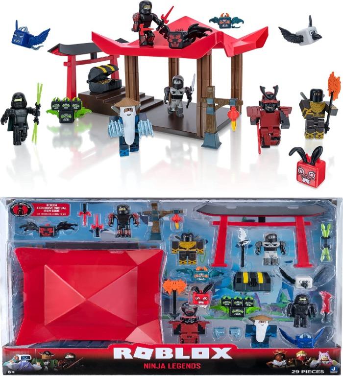  Roblox Action Collection - Ninja Legends Deluxe Playset  [Includes Exclusive Virtual Item] : Toys & Games