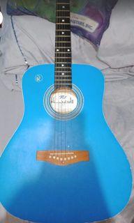 Rj acoustic guitar Masa II blue