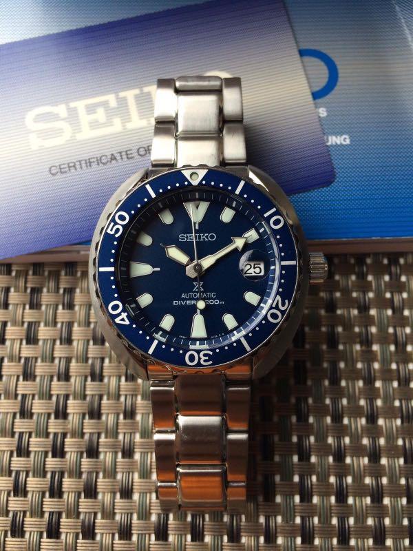 Seiko SRPC39K Blue Mini Turtle, Men's Fashion, Watches & Accessories,  Watches on Carousell