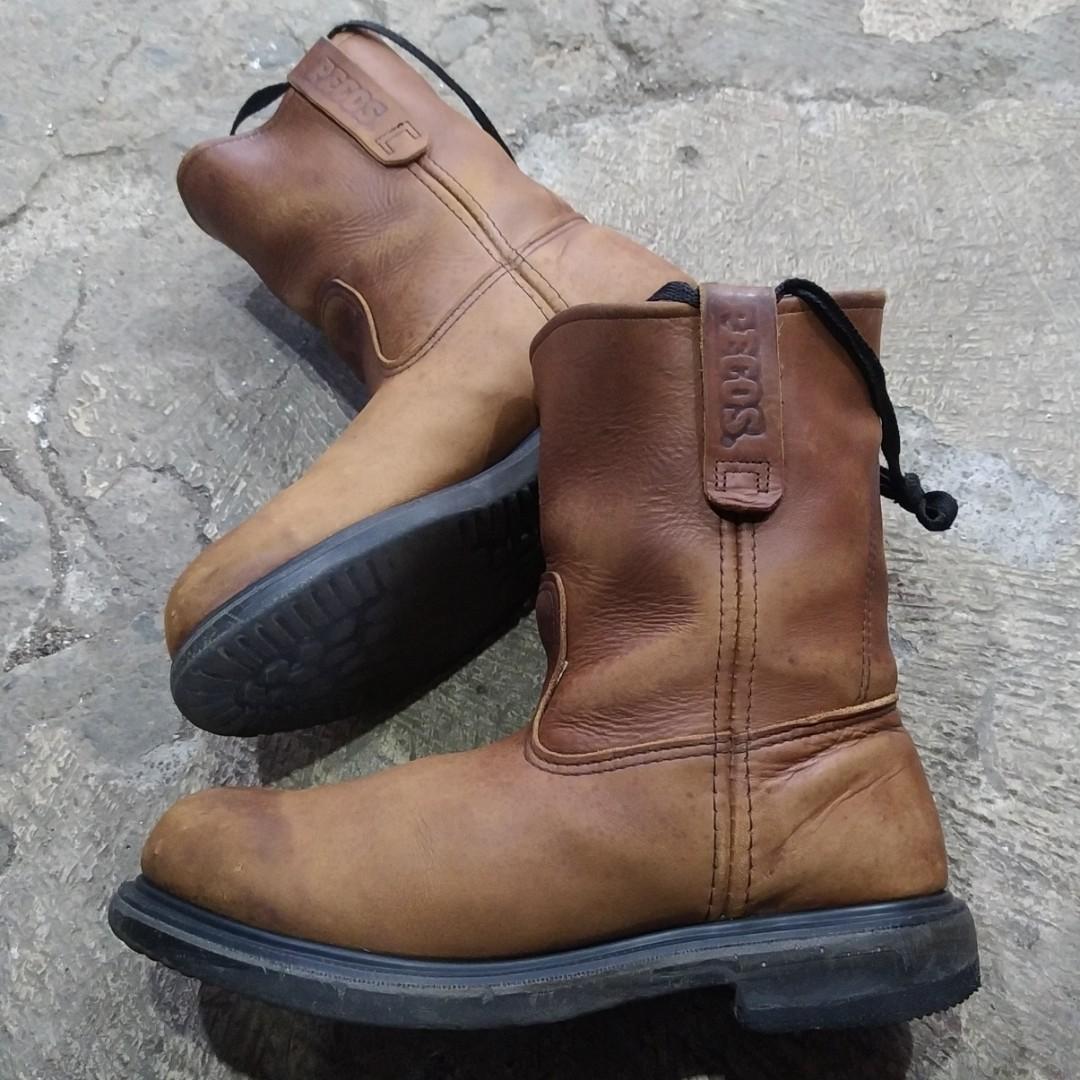 Sepatu safety shop red wing pecos