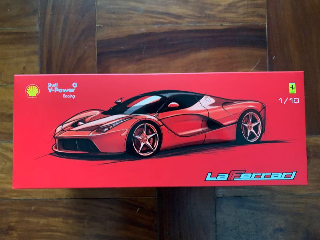 Shell La Ferrari Burago (Category: Vehicle & Diecast Models) located in Pasig City. Submitted by joeytanyag (Listing ID 1127393355, Image 1). Description: For Sale! 2017 Shell V-Power Racing BURAGO 1/18 nib LA FERRARI Signature Series Die Cast For faster transaction 09175525145.