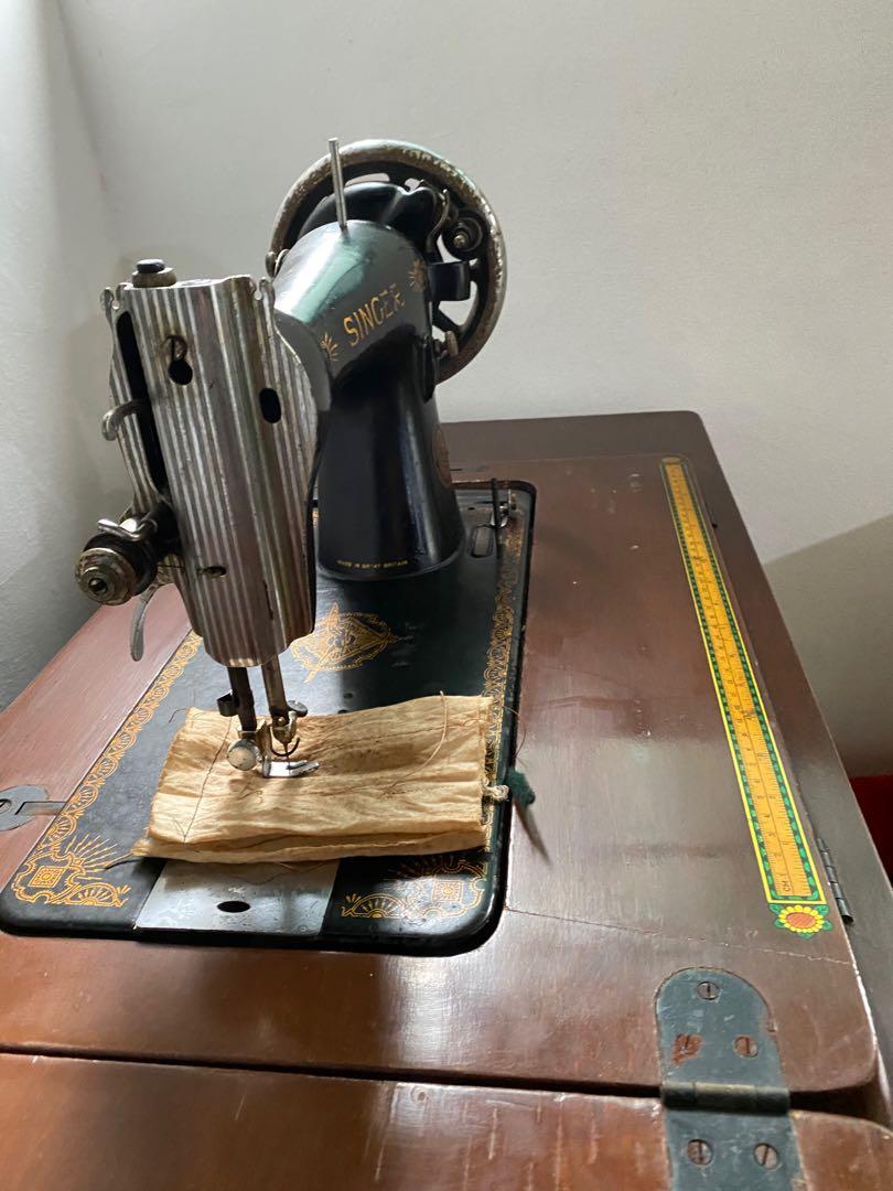 Singer manual sewing machine, Furniture & Home Living, Home Improvement