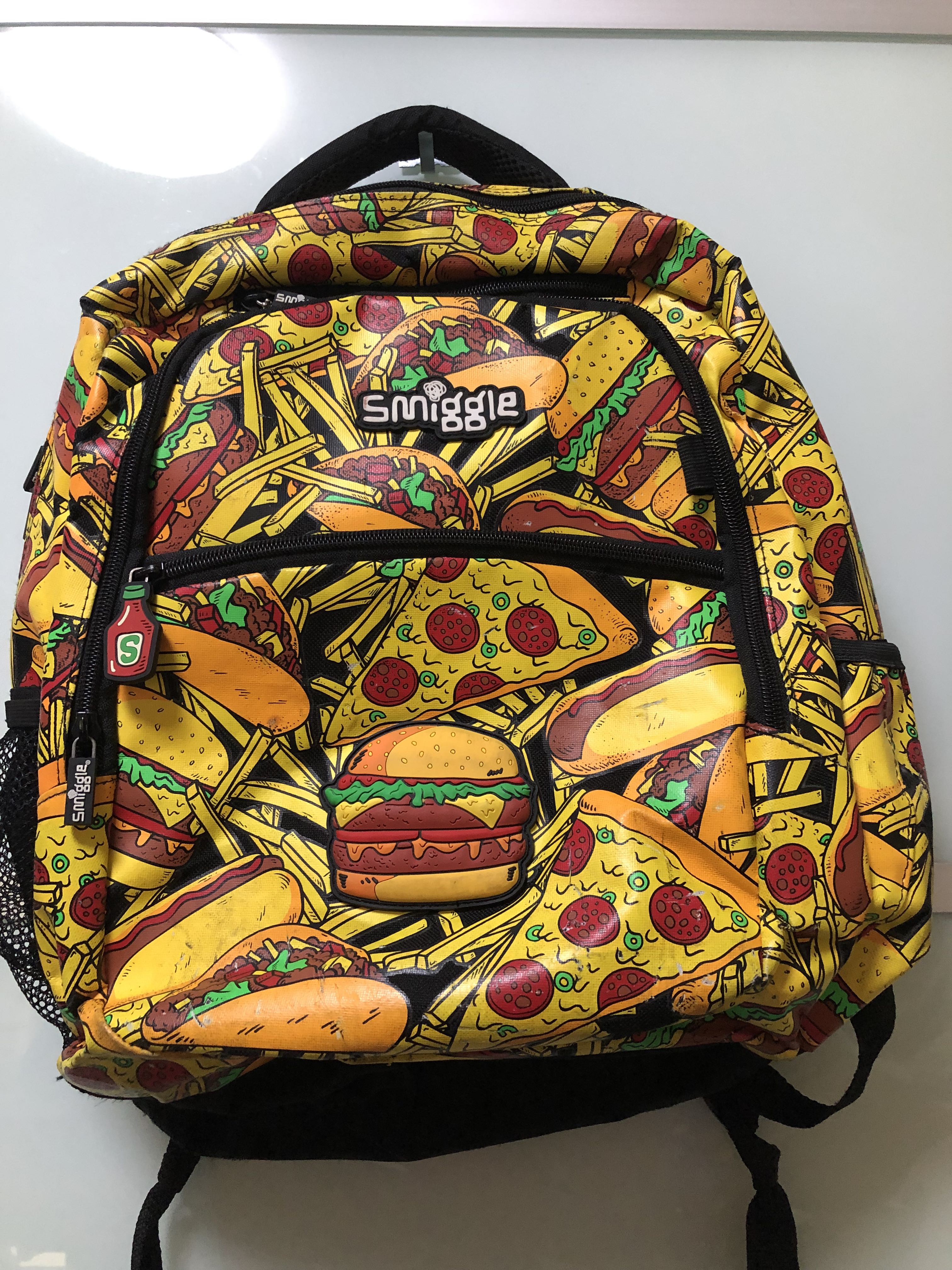 smiggle burger bag