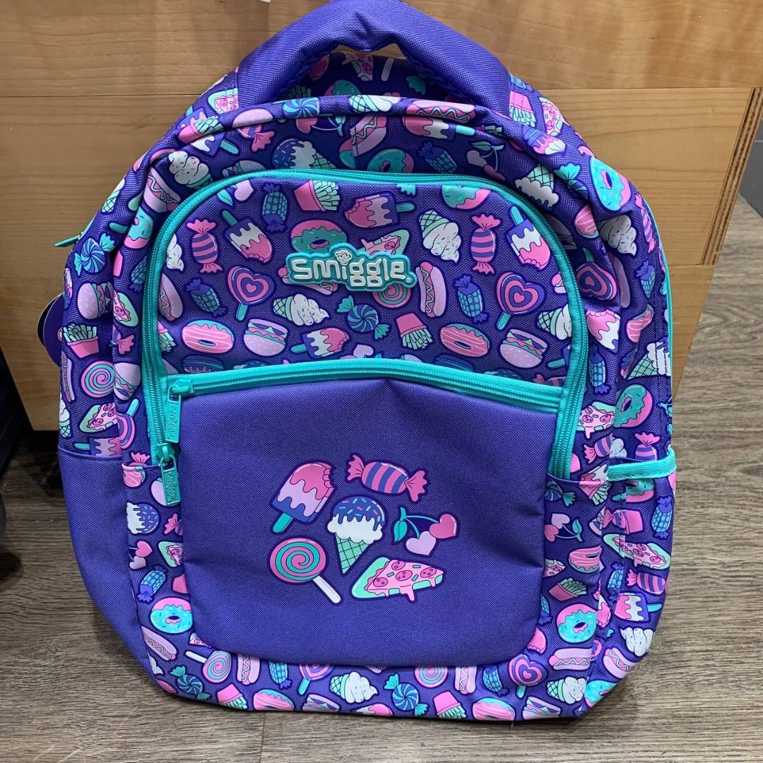 Smiggle Classic Back Pack Neat Purple