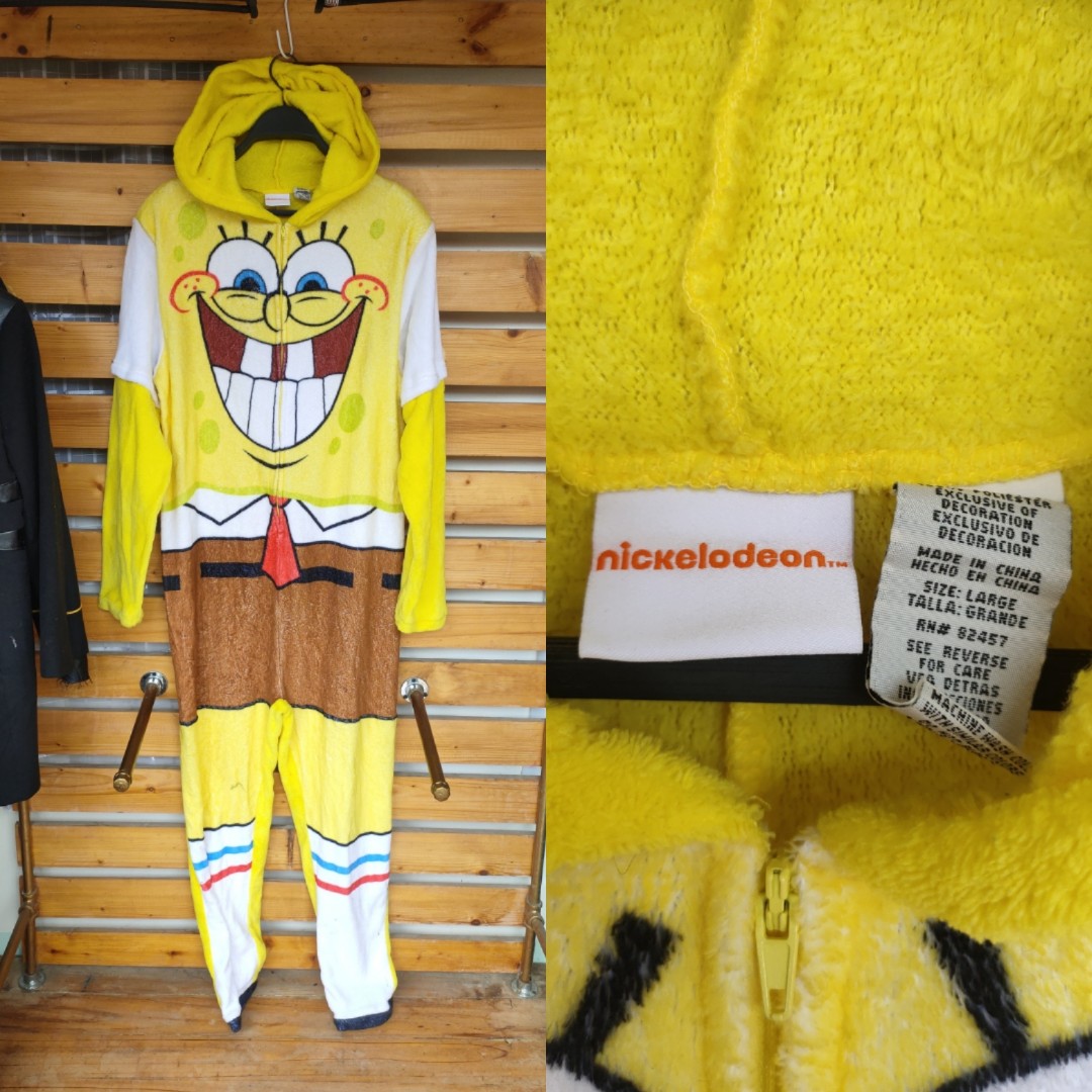 spongebob onesie costume, Women's Fashion, Undergarments & Loungewear