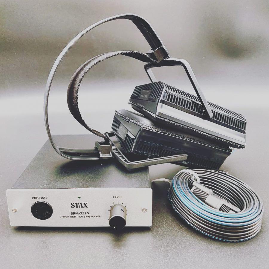 Stax SRS-3100 Electrostatic Earspeaker System Headphones, Audio, Headphones   Headsets on Carousell