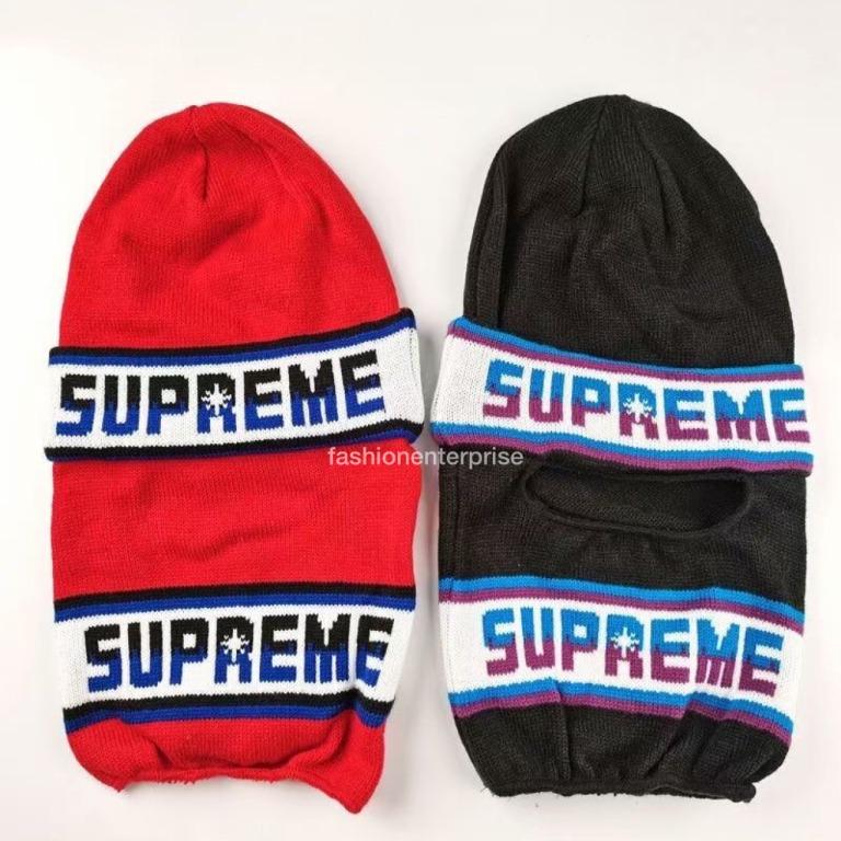 Supreme FW20 Double Logo Facemask Beanie