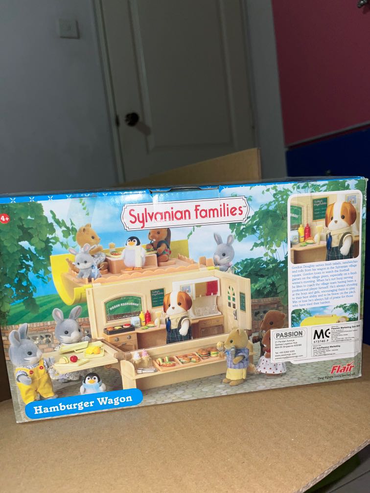 Sylvanian Families Hamburger Wagon, Hobbies Toys, Toys Games