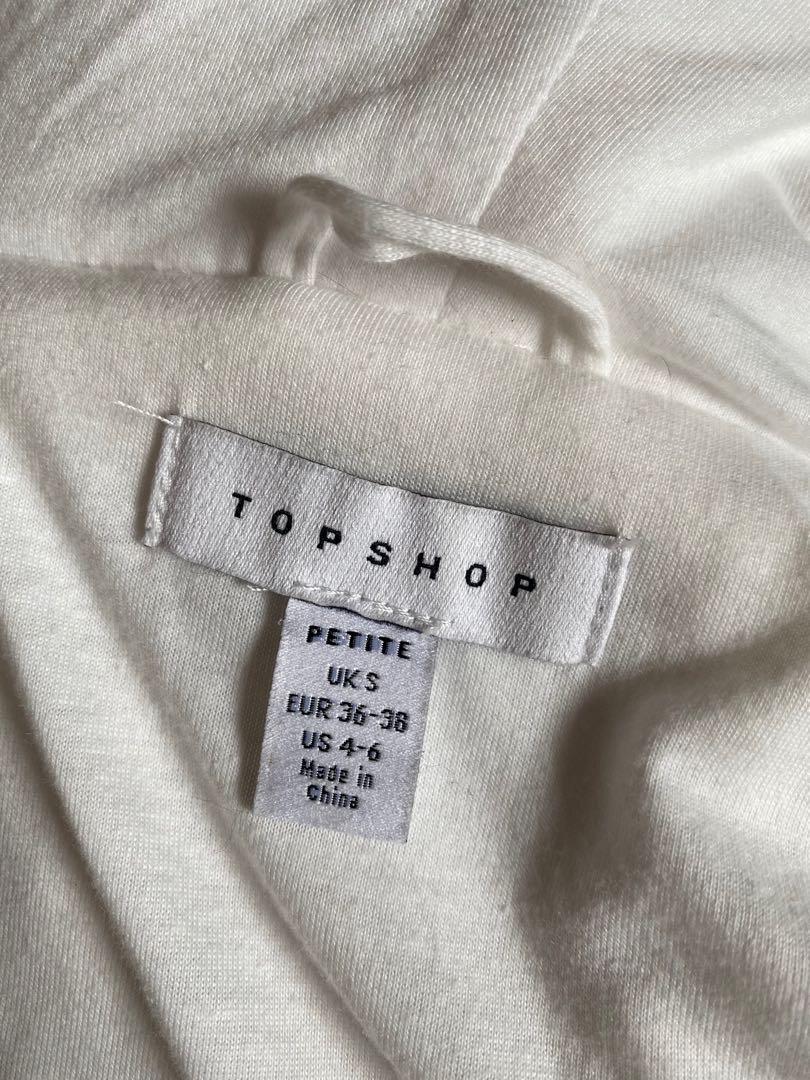 Topshop white clearance hoodie