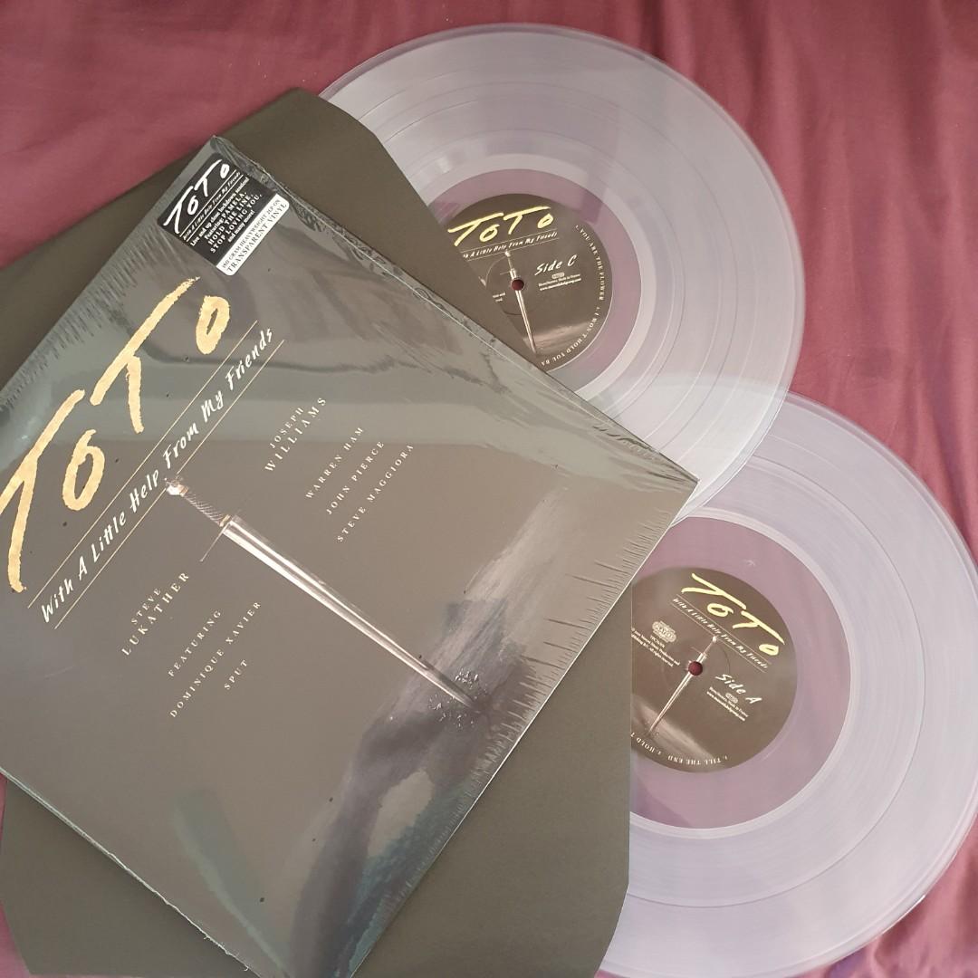 Toto With a Little Help from My Friends (Live) Double Album Transparent  Vinyl, Hobbies  Toys, Music  Media, Vinyls on Carousell