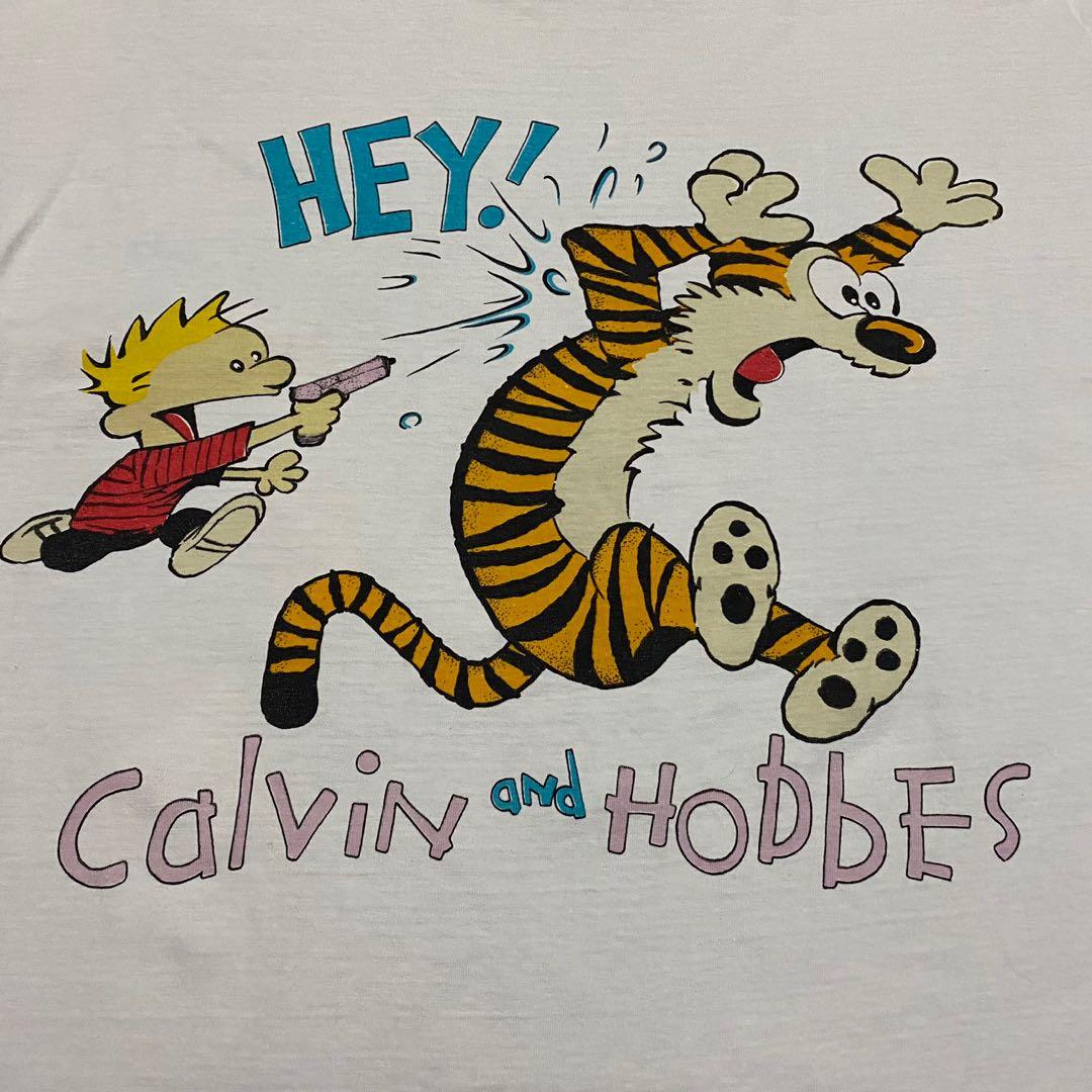 Vintage Calvin And Hobbes Cartoon Tee Vtg Mens Fashion Tops And Sets Tshirts And Polo Shirts On 6461