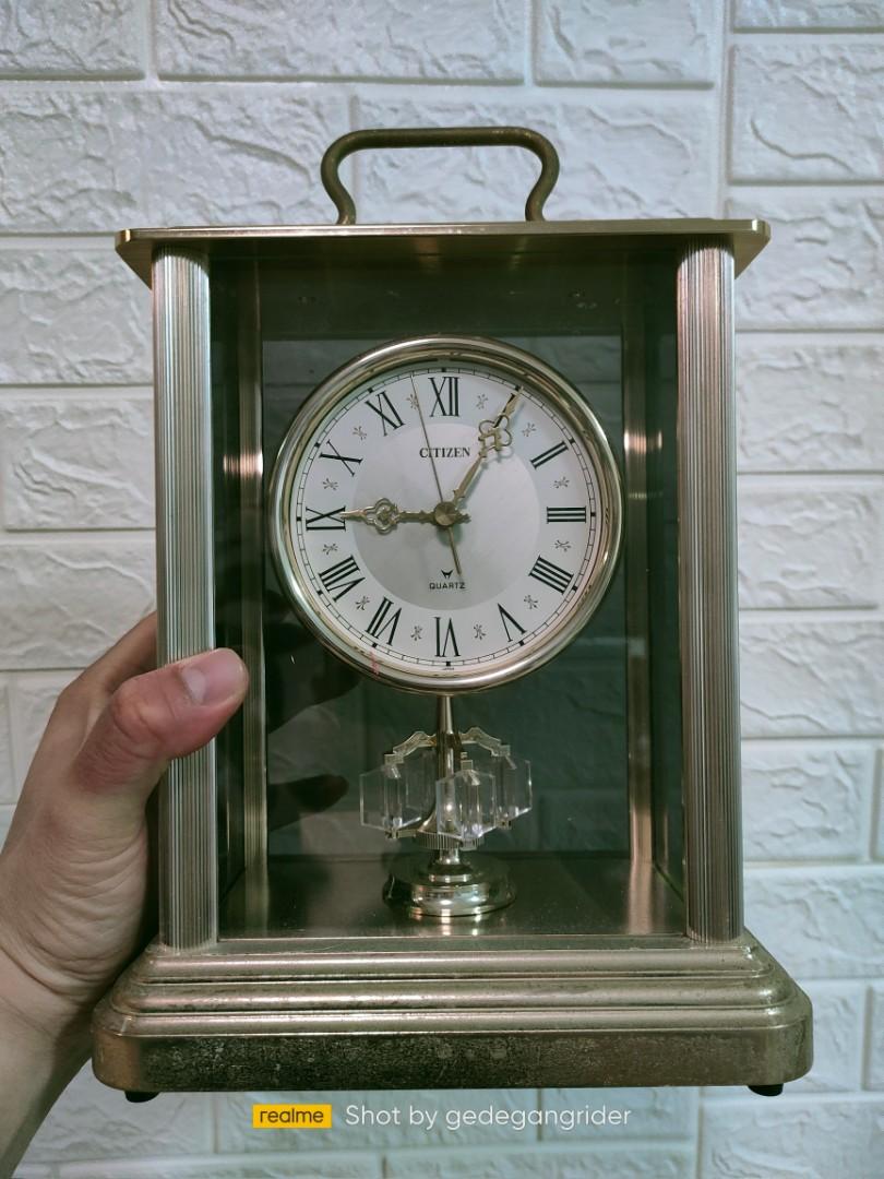 VINTAGE CITIZEN QUARTZ DESK CLOCK MADE IN JAPAN, Men's Fashion, Watches