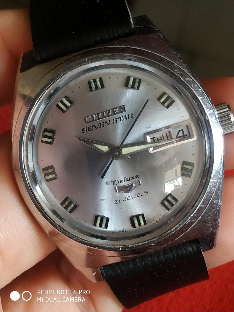 Citizen seven star best sale deluxe 21 jewels
