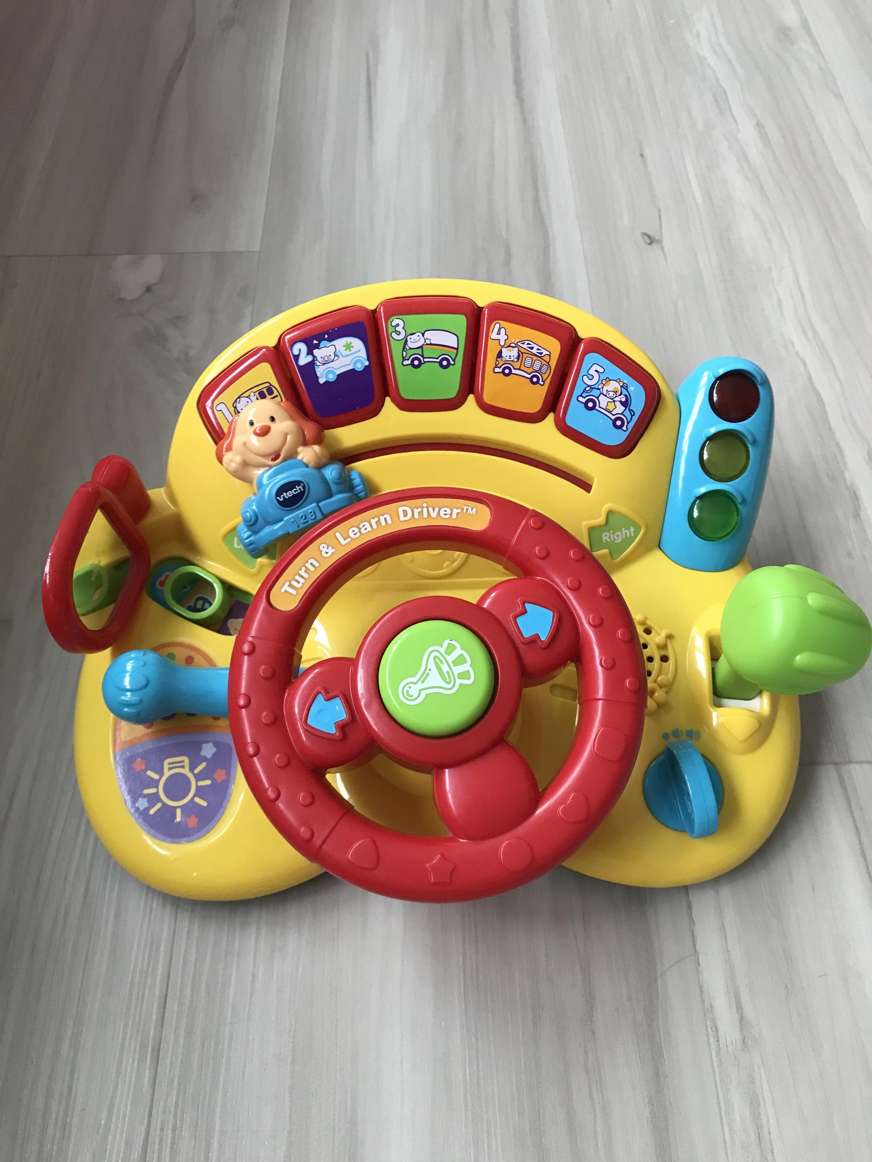 Vtech Turn And Learn Driver Toy, Babies & Kids, Infant Playtime on