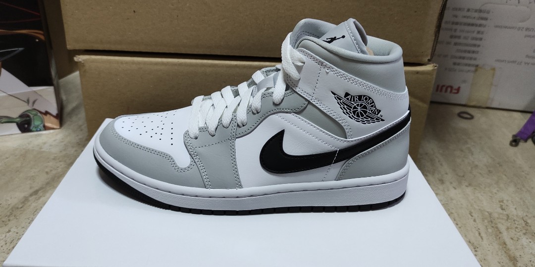 WMS Air Jordan 1 Mid Grey Fog, Women
