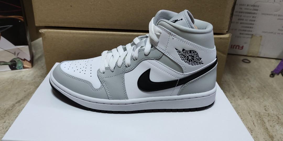 Nike air jordan discount 1 mid grey