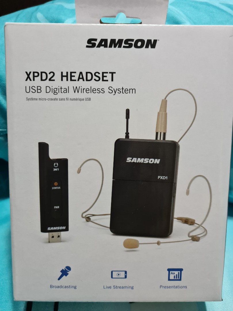 Samson xpd2 headset online usb digital wireless system