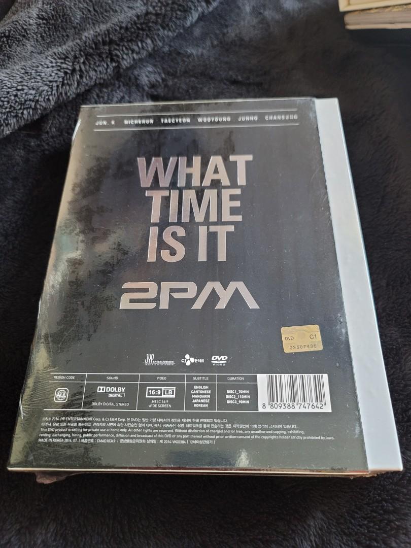 ネット限定 booklet 2PM 2pm WHAT TIME World IS DVD WHAT Version IT ...