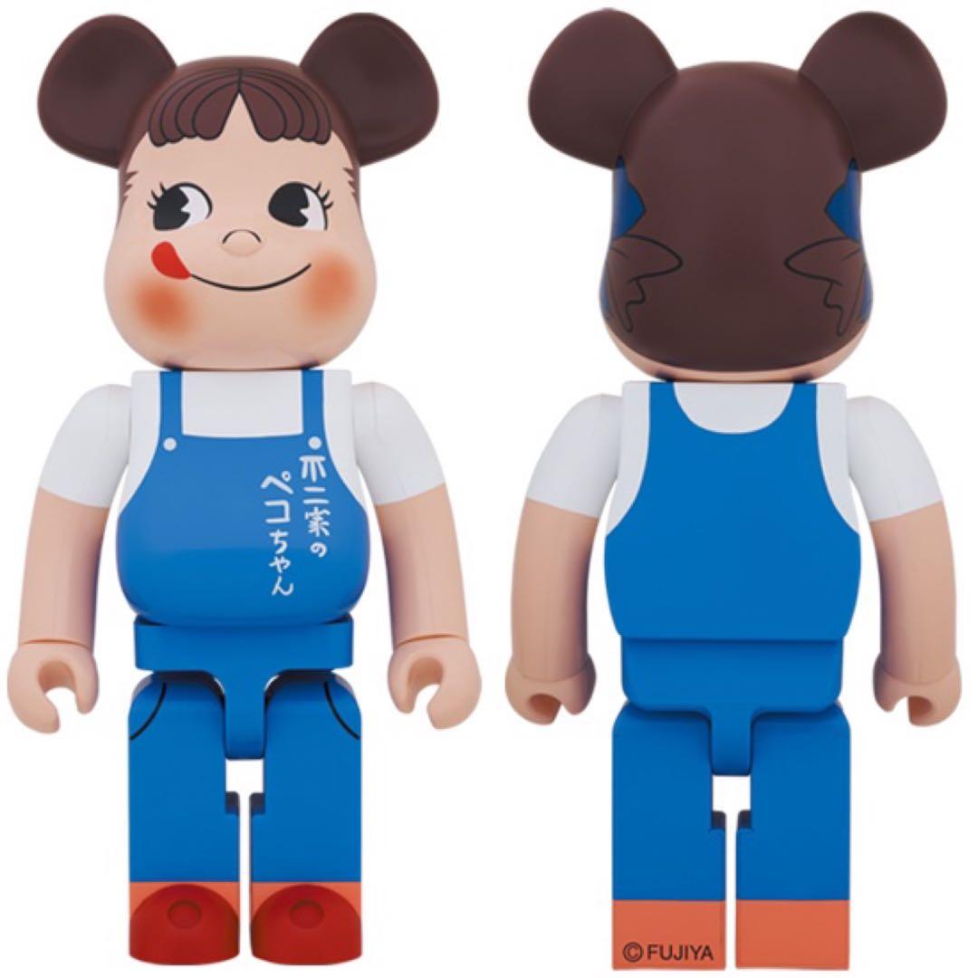 BE＠RBRICKペコちゃんThe overalls girl 100％＆400キャラクターグッズ