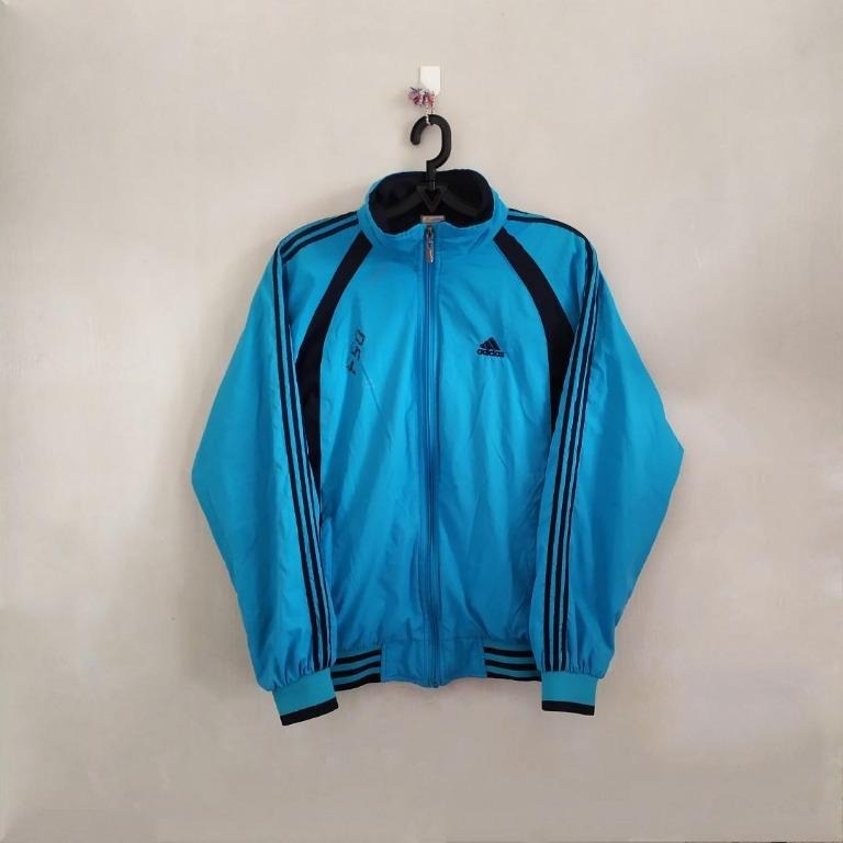 Adidas Blue Windbreaker Jacket, Men's Fashion, Coats, Jackets and ...