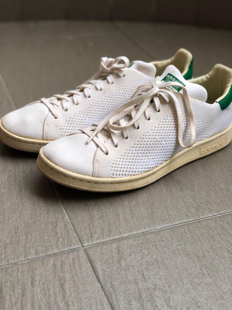 Adidas stan hotsell smith primeknit gold