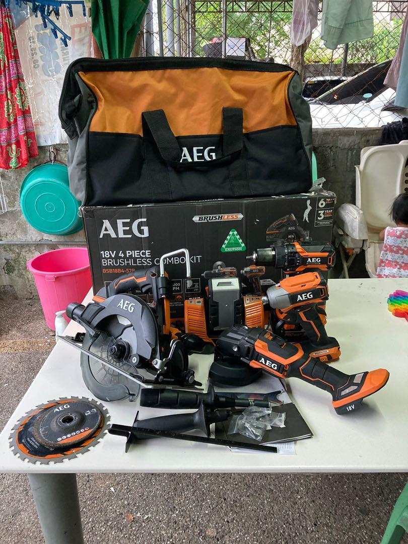 Aeg 18v 2 sales piece brushless combo kit