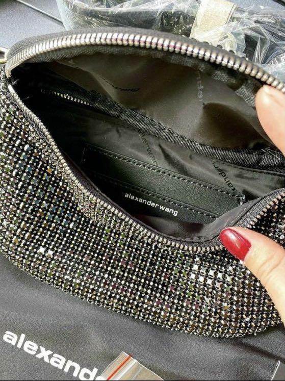 Alexander wang Swarovski studed rhinstone leather beltbag preorder