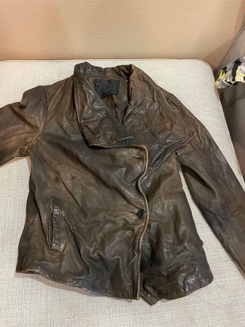 all saints spitalfields leather jacket