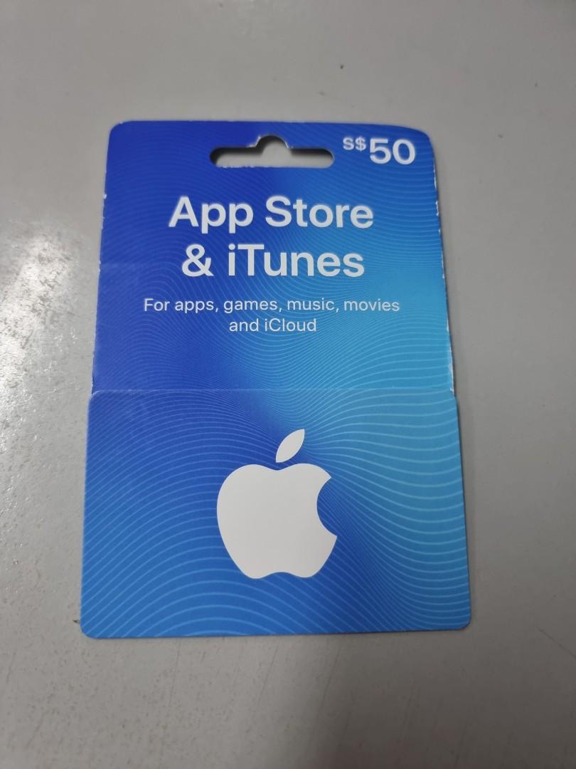 Apple iTunes $50 Gift Card, Everything Else on Carousell