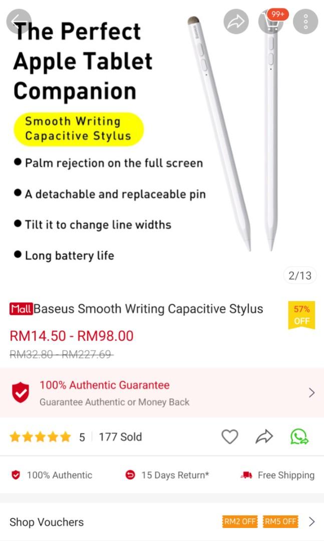 Apple Pencil 2 Best Stylus Replacement Baseus Pencil, Mobile ...