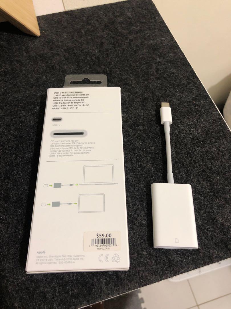 Adaptateur USB‑C vers lecteur de carte SD - Retail Box (Apple)