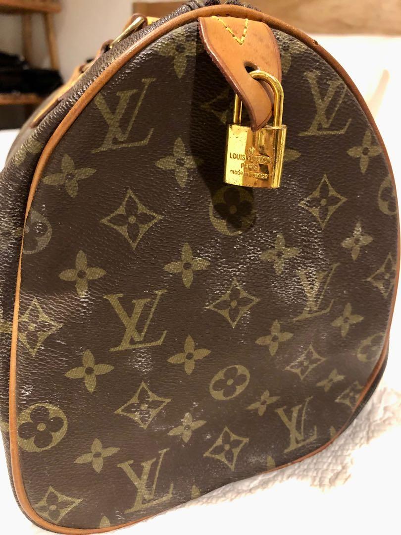 Vintage Louis Vuitton Monogram Speedy 30 Handbag – Timeless