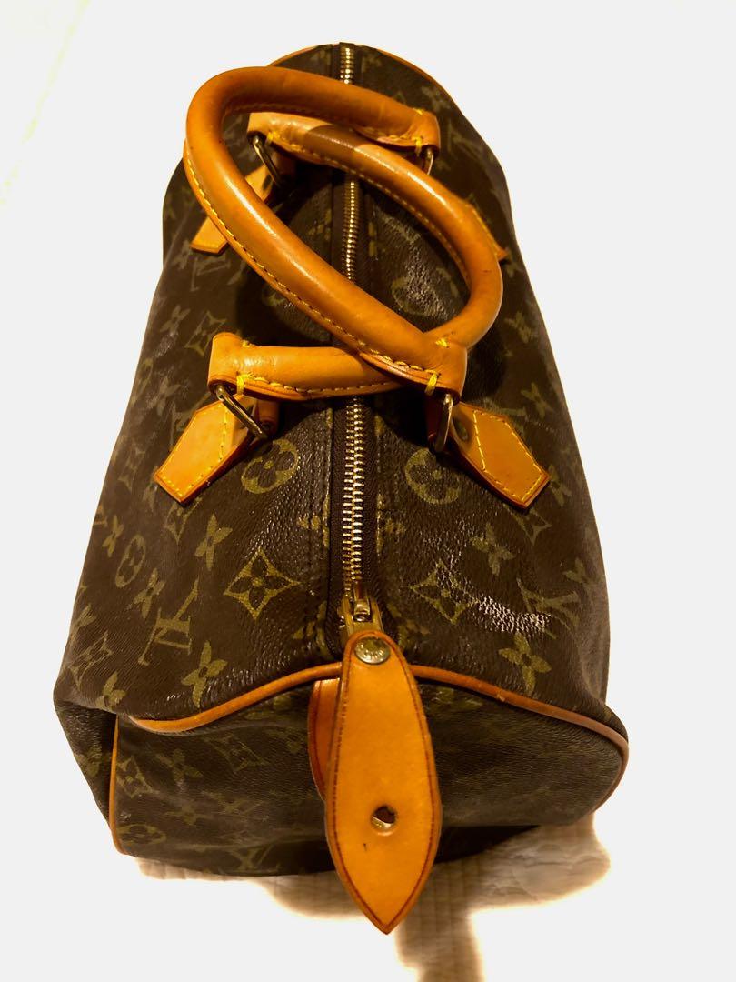 Louis Vuitton Rare Vintage Monogram Speedy 30 Boston Bag 122lv7 –  Bagriculture