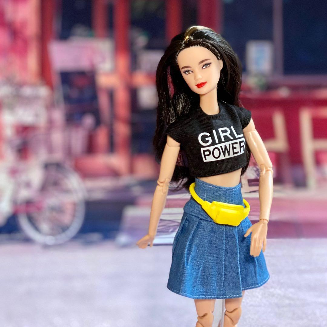 Barbie denim on sale skirt