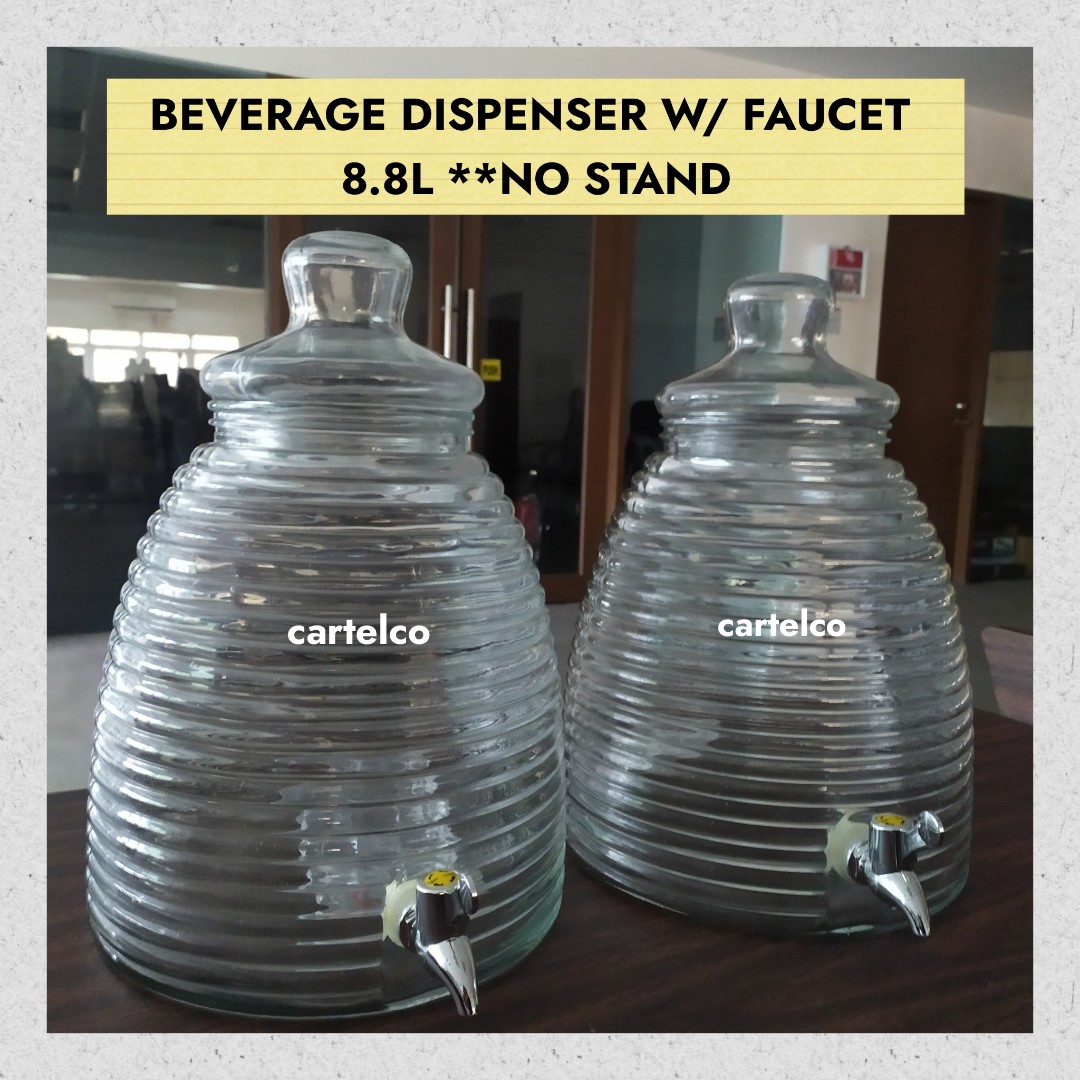 Beverage dispenser / Juice Glass Dispenser sale!! sizes 4L, 5L, 6L, 8L