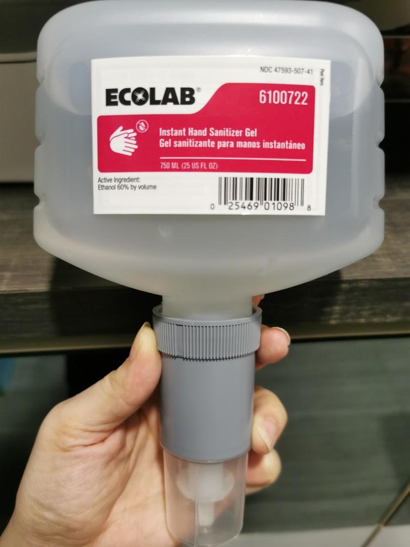 Brand New 750ml Ecolab hand sanitizer gel, Beauty & Personal Care