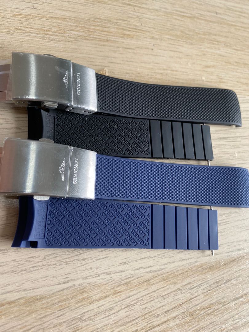 BNIB Longines rubber strap for HydroConquest 41mm Luxury Watches