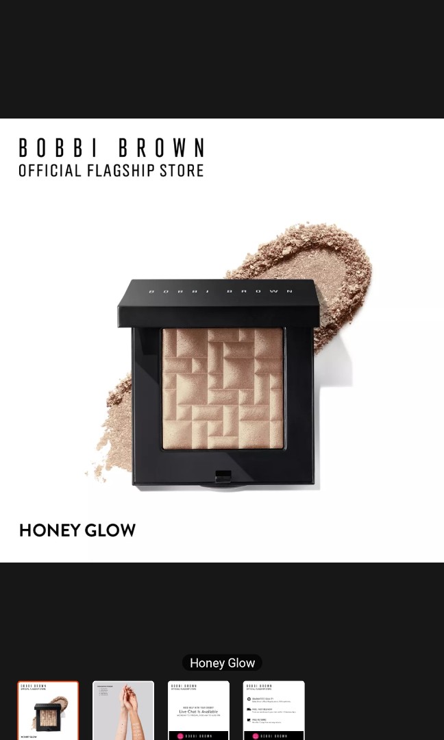Bobbi brown highlighter HONEY GLOW, Beauty & Personal Care, Face
