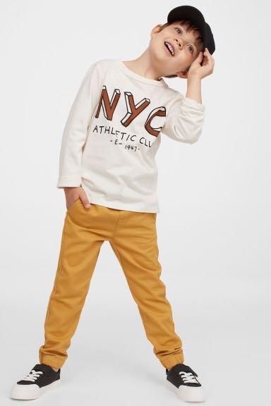 Boys online mustard pants