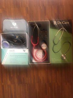 BP monitor with stethoscope