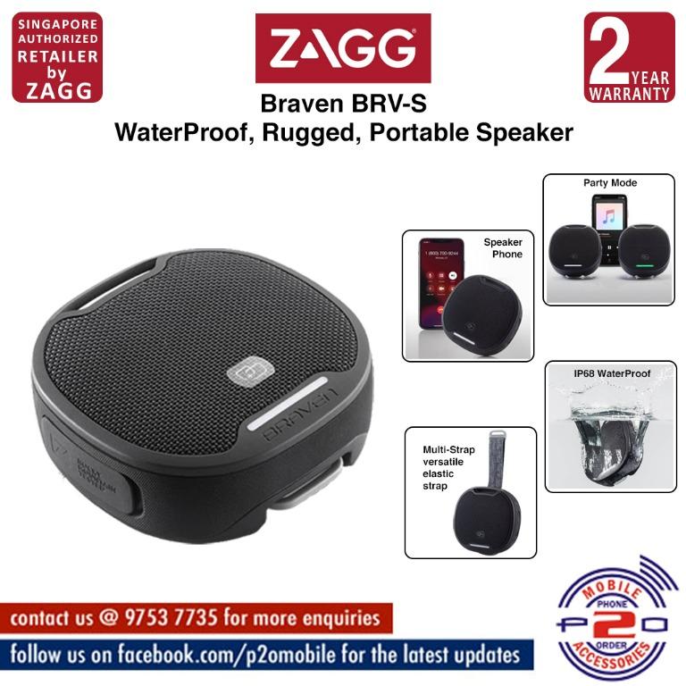 Braven BRV-S WaterProof, Rugged, Portable Speaker, Audio