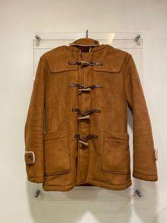 BROWNY 麂皮牛角外套 日本買的只穿過一次