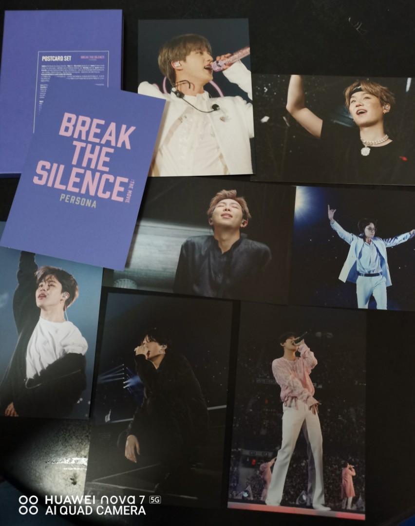 BTS BREAK THE SILENCE THE MOVIE PERSONA OFFICIAL GOODS POSTER SET NEW